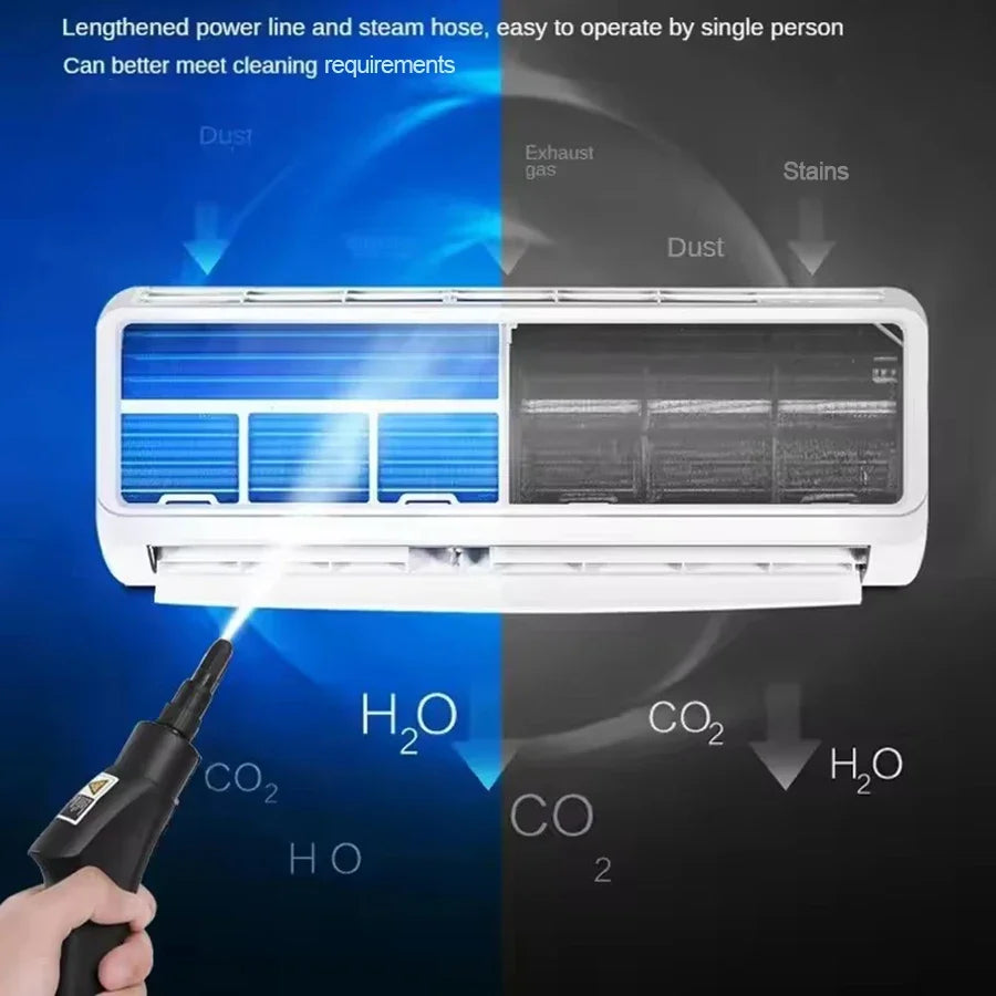 Przenośna Ciśnieniowa Myjka Parowa 2500W